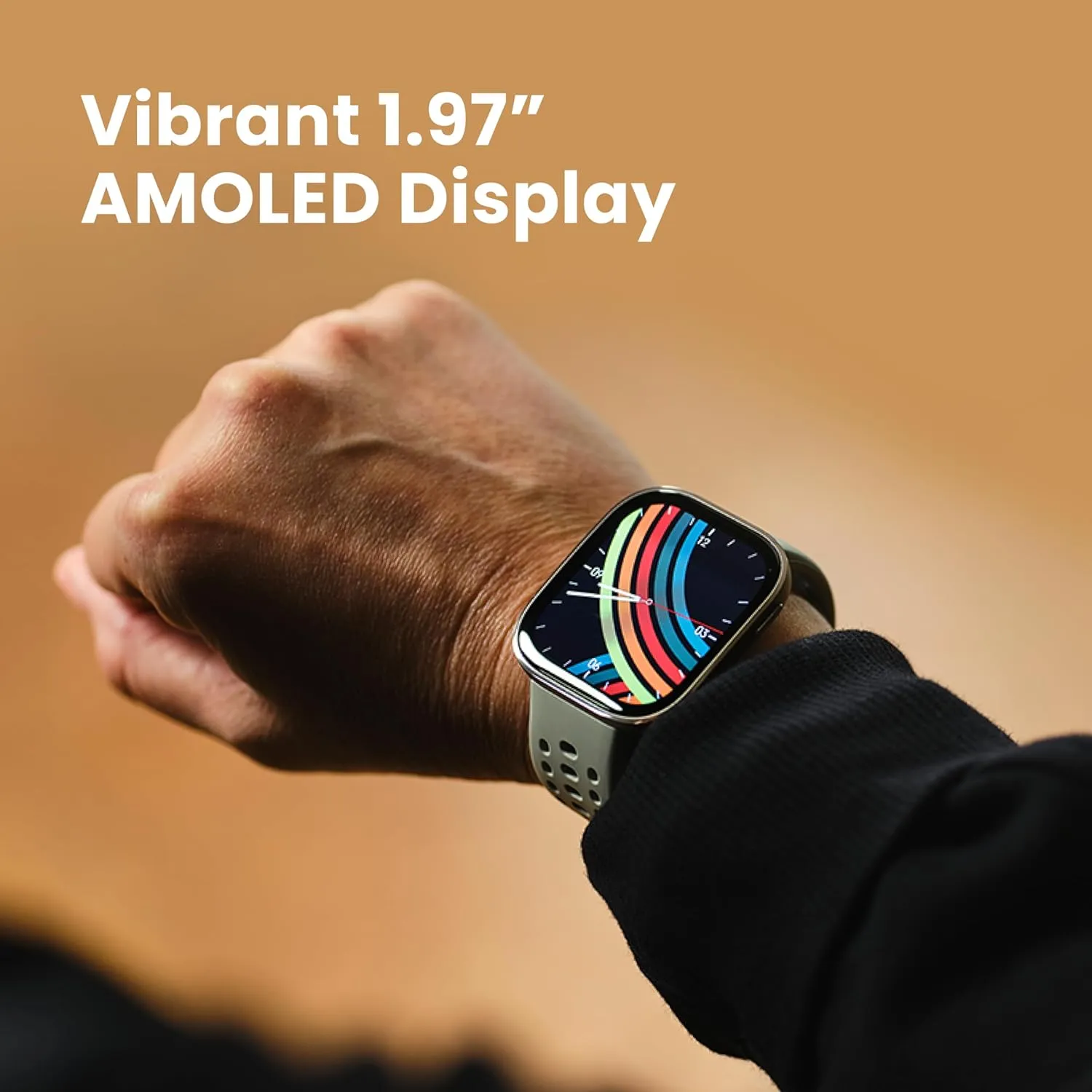 Amazfit Bip 6 Smart Watch 46mm, 14 Day Battery, 1.97" AMOLED Display, GPS & Free Maps, AI, Bluetooth Call & Text, Health, Fitness & Sleep Tracker, 140  Workout Modes, 5 ATM Water-Resistance, Charcoal