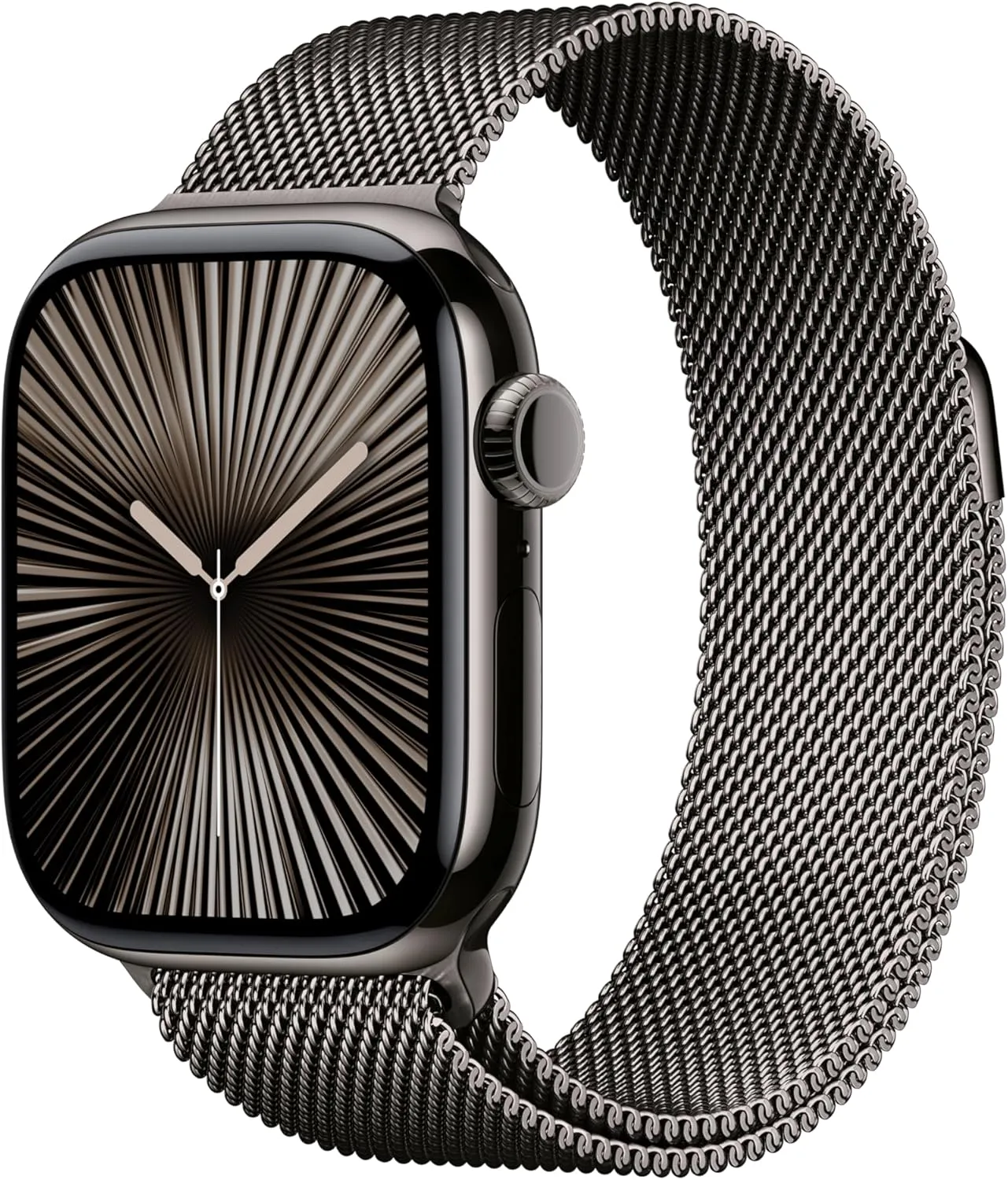 Apple Watch Series 10 [GPS   Cellular 42mm case] Smartwatch with Slate Titanium Case with Slate Milanese Loop. Fitness Tracker, ECG App, Always-On Retina Display, Carbon Neutral