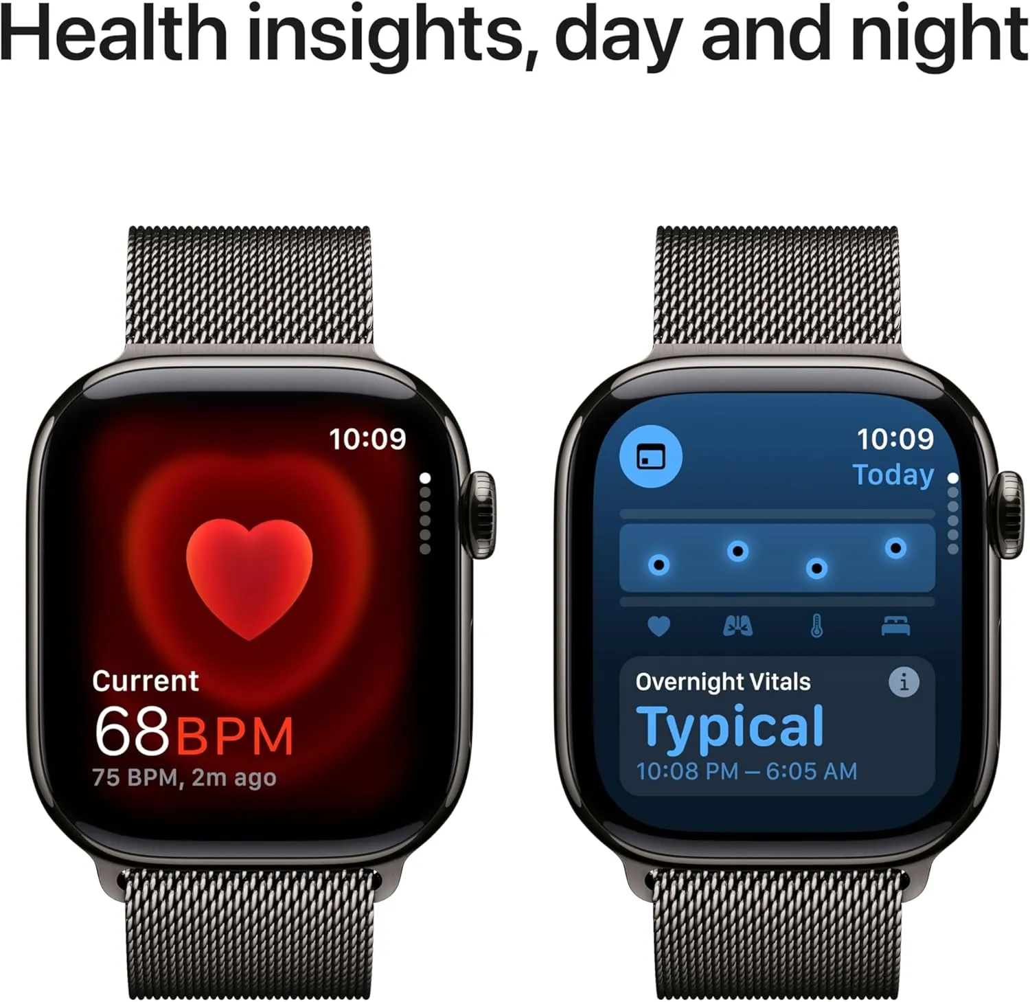 Apple Watch Series 10 [GPS   Cellular 42mm case] Smartwatch with Slate Titanium Case with Slate Milanese Loop. Fitness Tracker, ECG App, Always-On Retina Display, Carbon Neutral