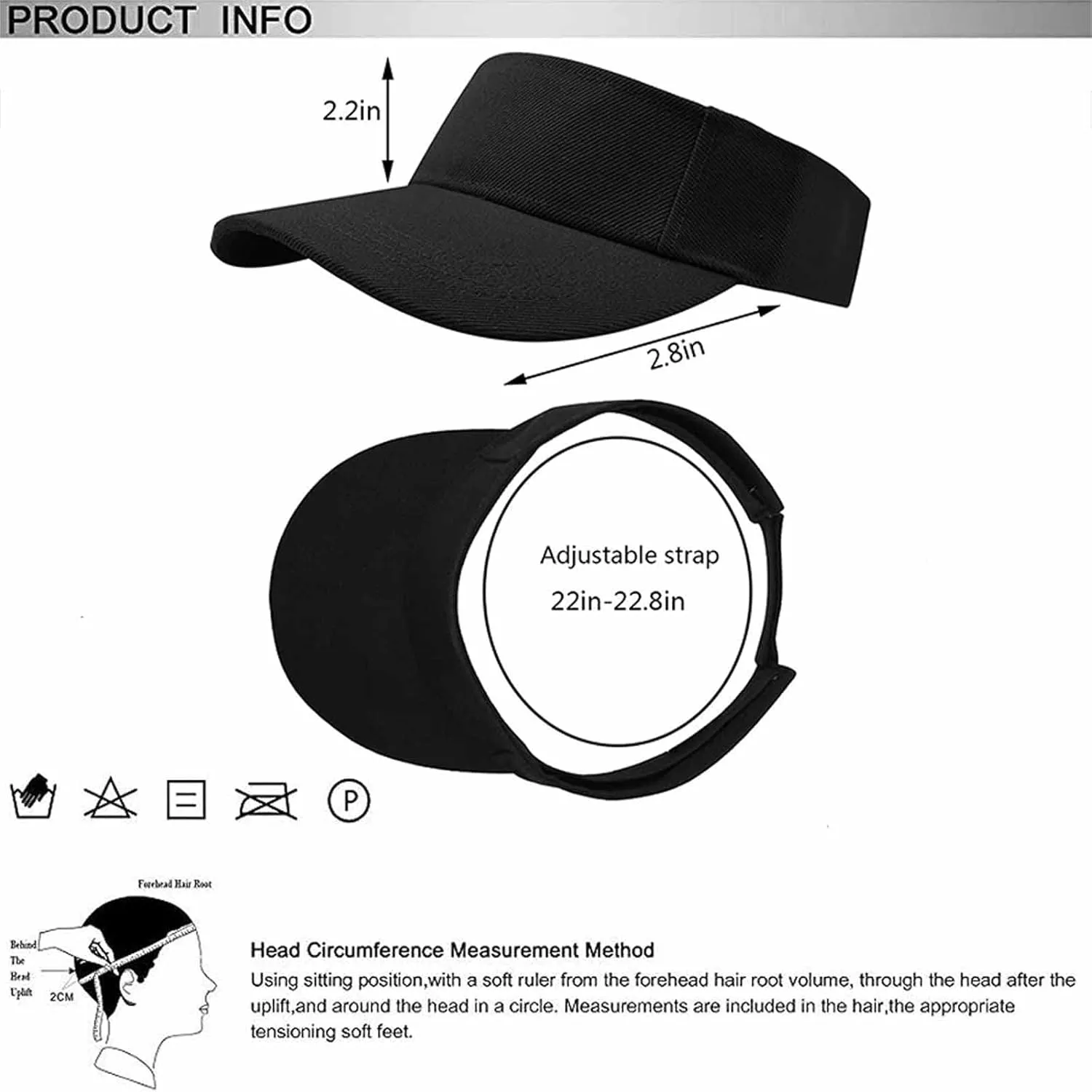 AZJ Sun Visor Hats for Women Men Adjustable UV Protection Outdoor Sports Golf Running Sun Caps