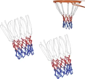 Basketball Net Replacement, Basketball Hoop Net, Basketball Net Outdoor Heavy Duty, Basketball Replacement Nets for Indoor Outdoor, All Weather Anti Whip, 12 Loops Standard Size