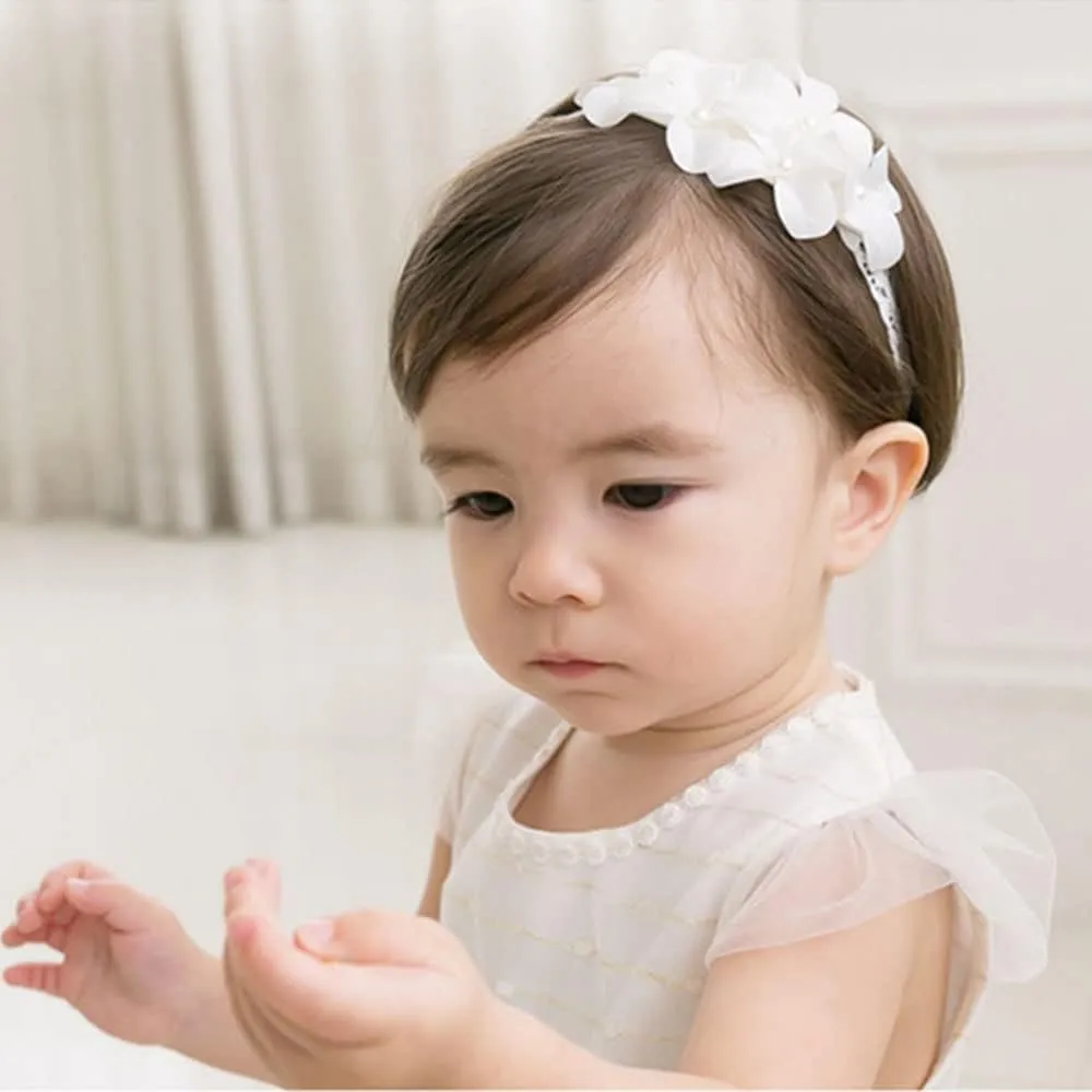 Bethynas Baby Girls Cute Bow-knot Headband Soft Lace Floral Hairbands Newborn Infant Toddlers Kids Hair Accessories (Style 10)