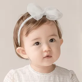 Bethynas Baby Girls Cute Bow-knot Headband Soft Lace Floral Hairbands Newborn Infant Toddlers Kids Hair Accessories (Style 3)
