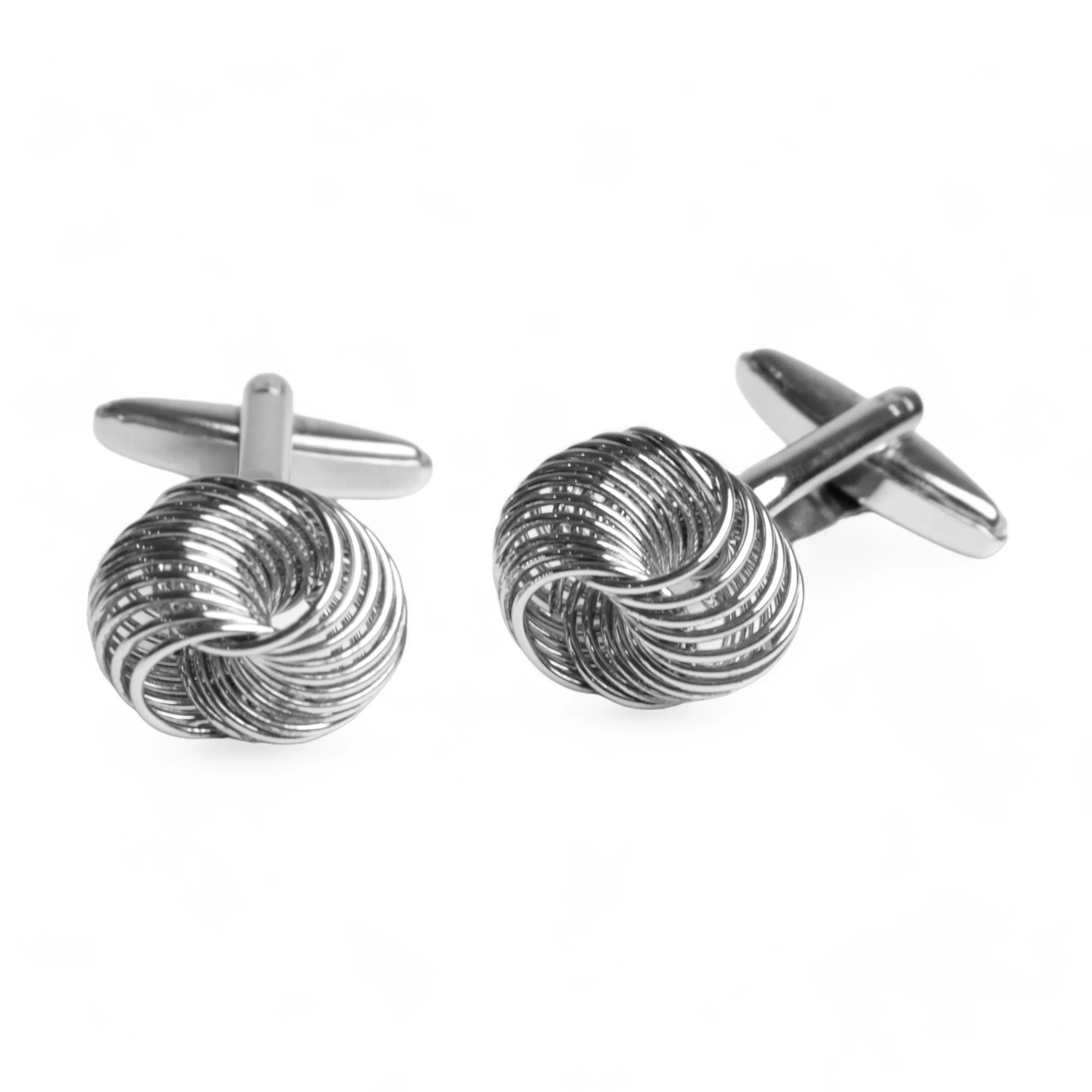 Chokore Metal Knot Cufflinks (Silver)