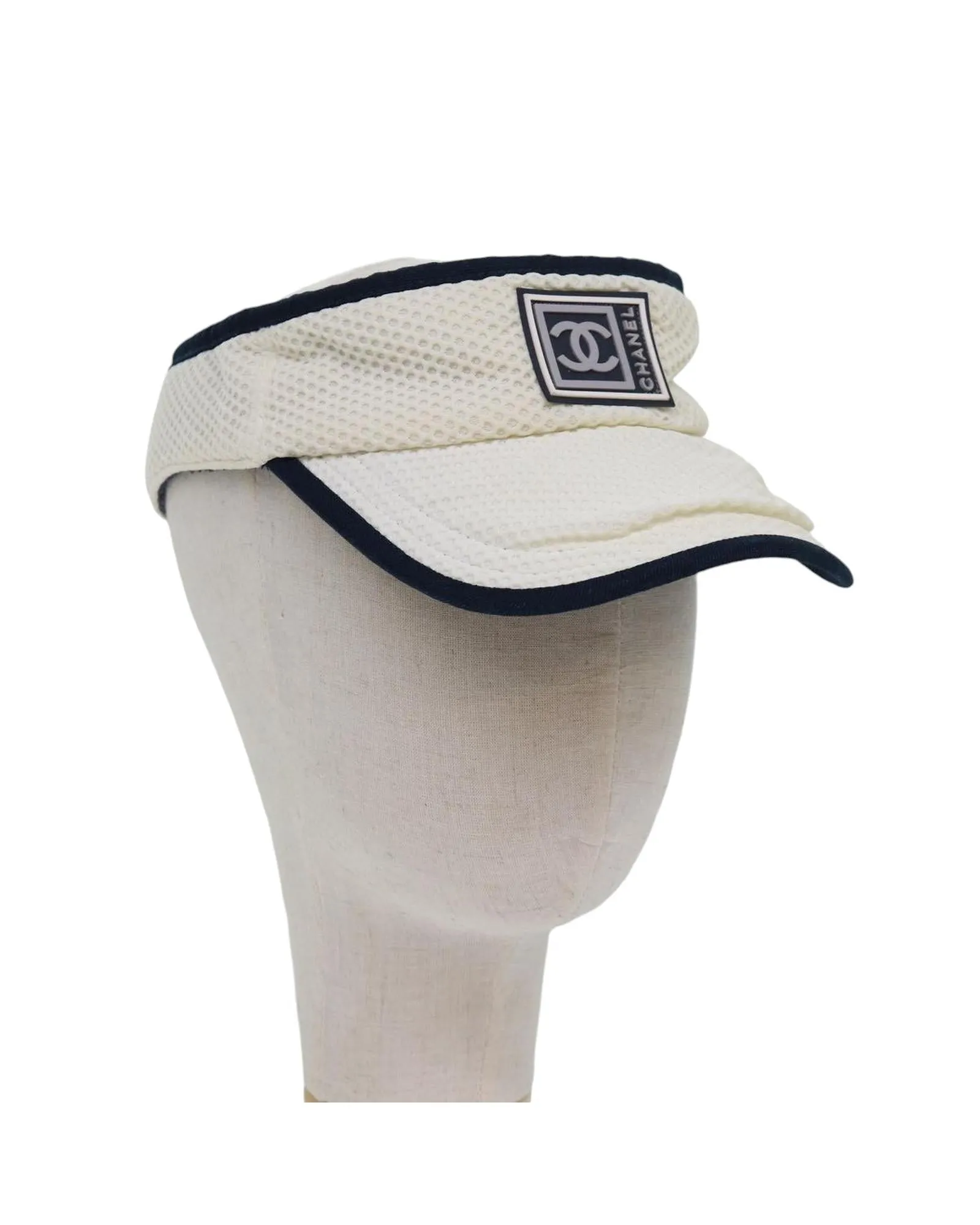 Cotton Sports Sun Visor with Silver Accents