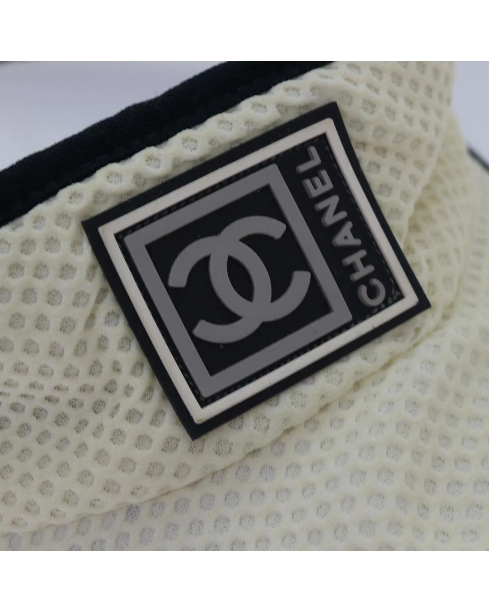 Cotton Sports Sun Visor with Silver Accents