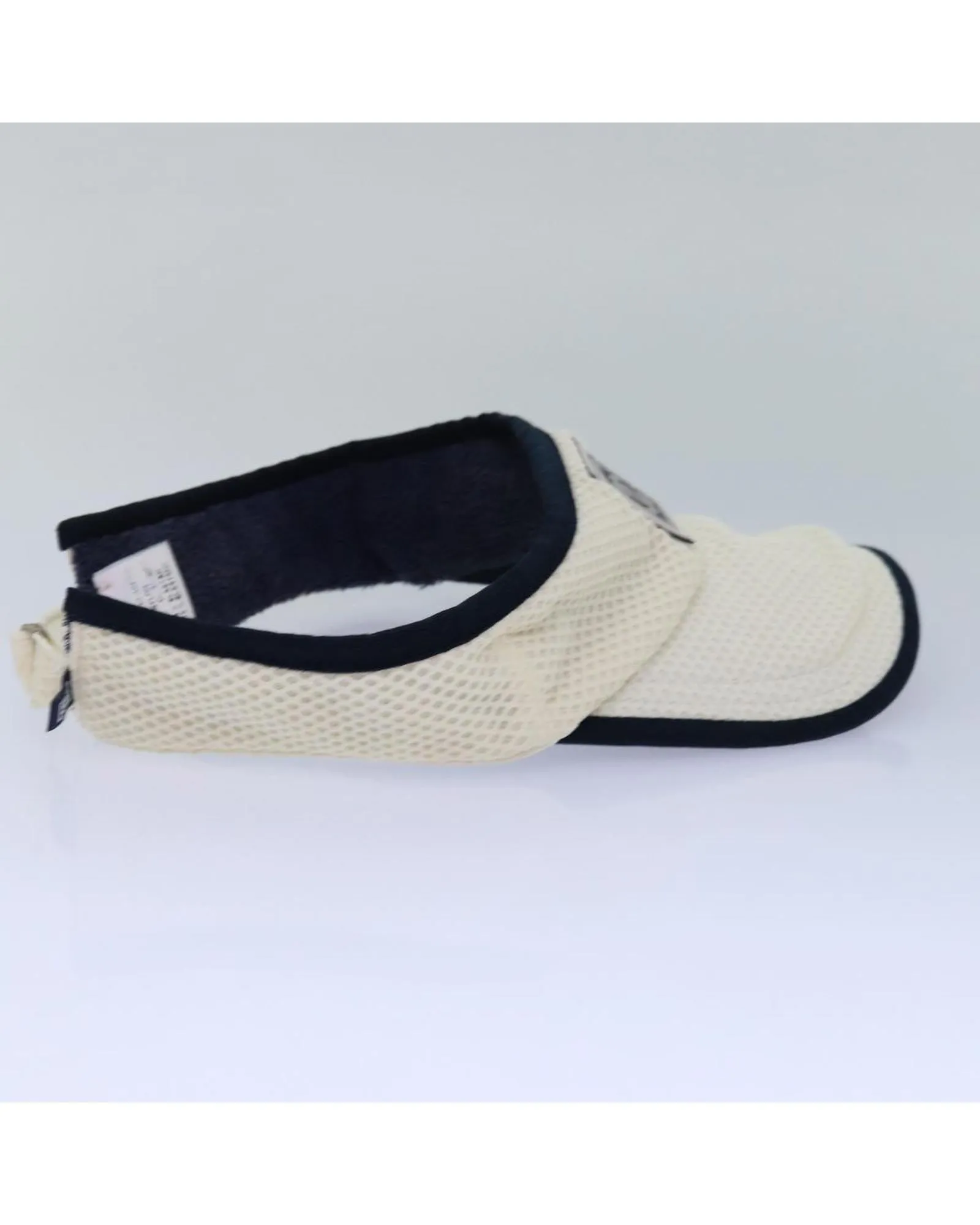 Cotton Sports Sun Visor with Silver Accents