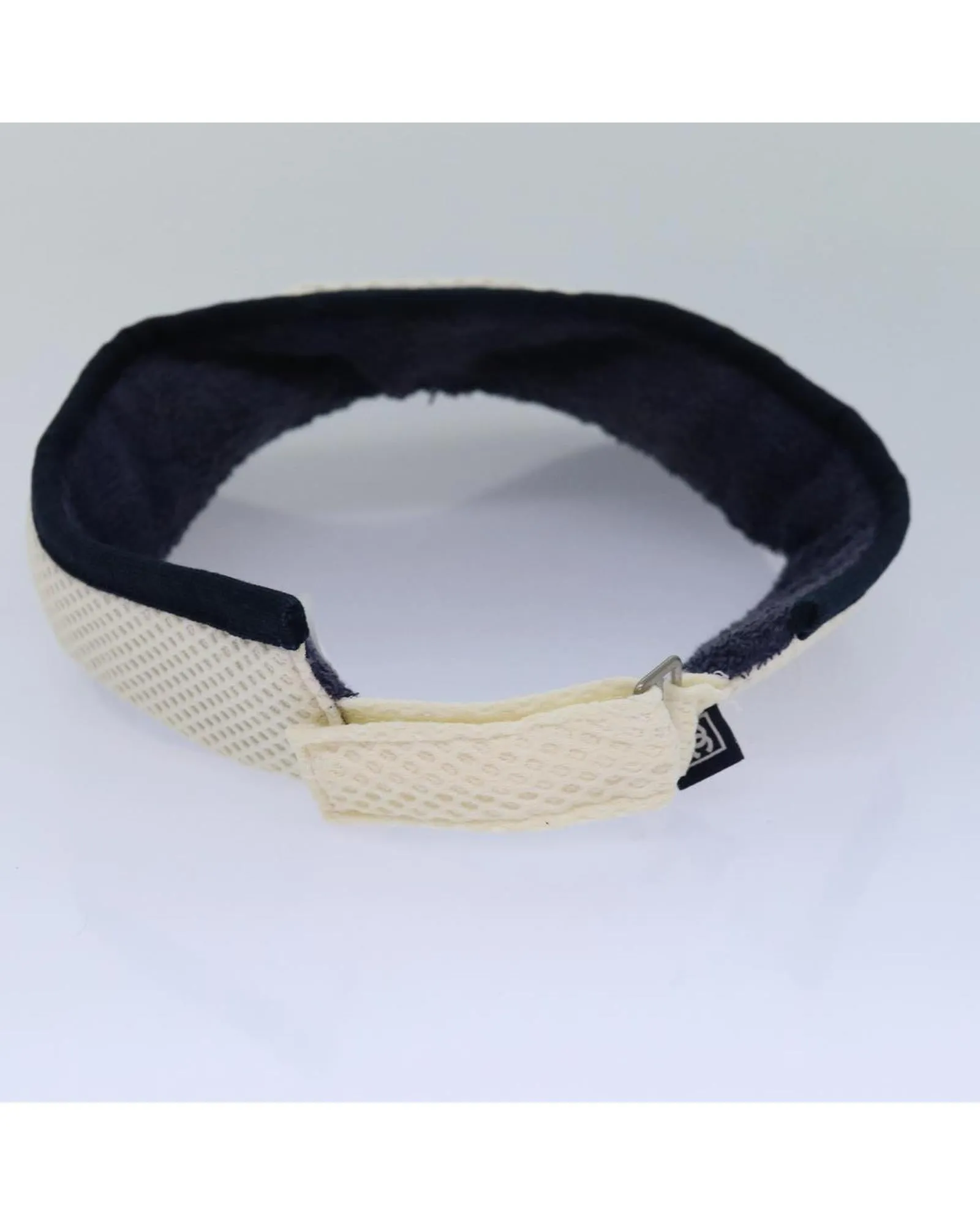 Cotton Sports Sun Visor with Silver Accents