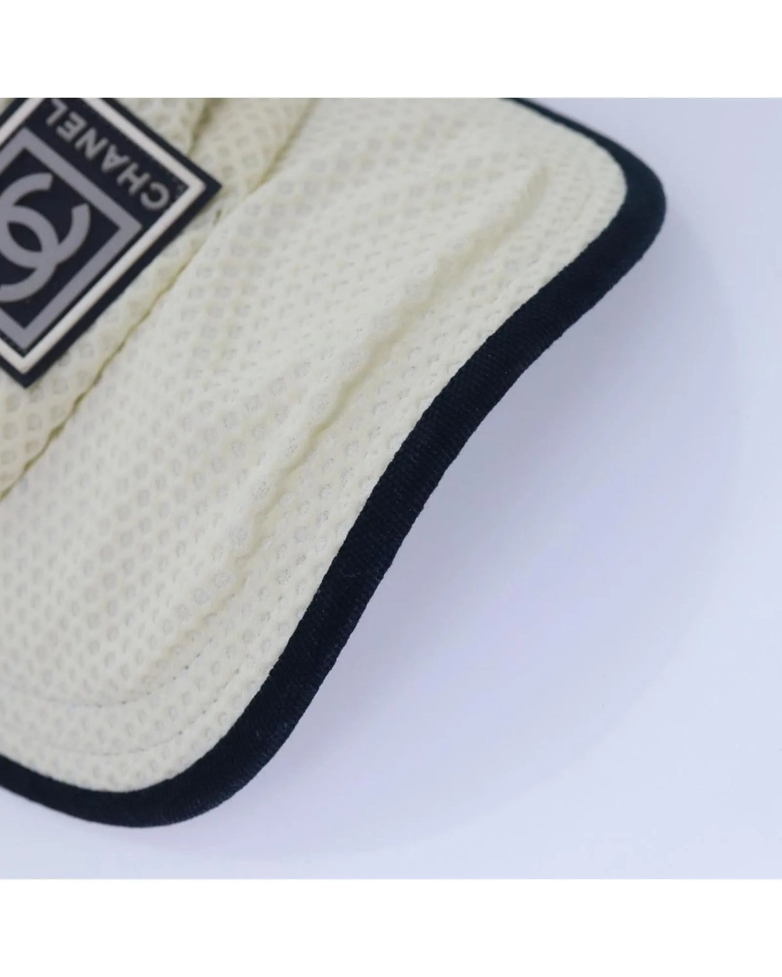 Cotton Sports Sun Visor with Silver Accents