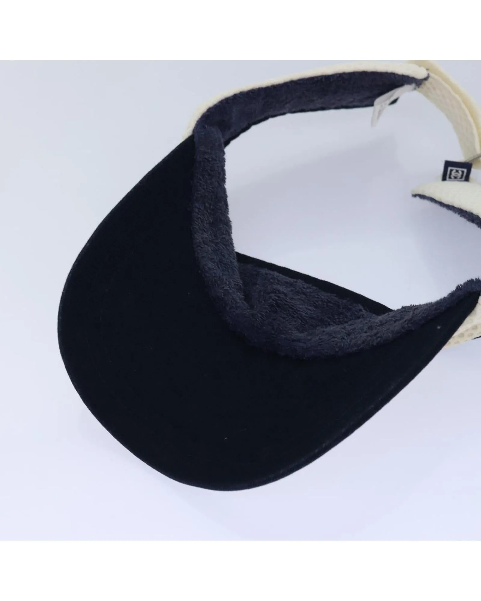 Cotton Sports Sun Visor with Silver Accents