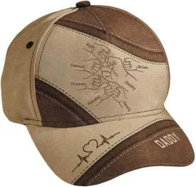 Custom Dad Hats Personalized Dad Baseball Cap with Names Fathers Day Hats Gifts for Dad Daddy Grandpa Men Husband