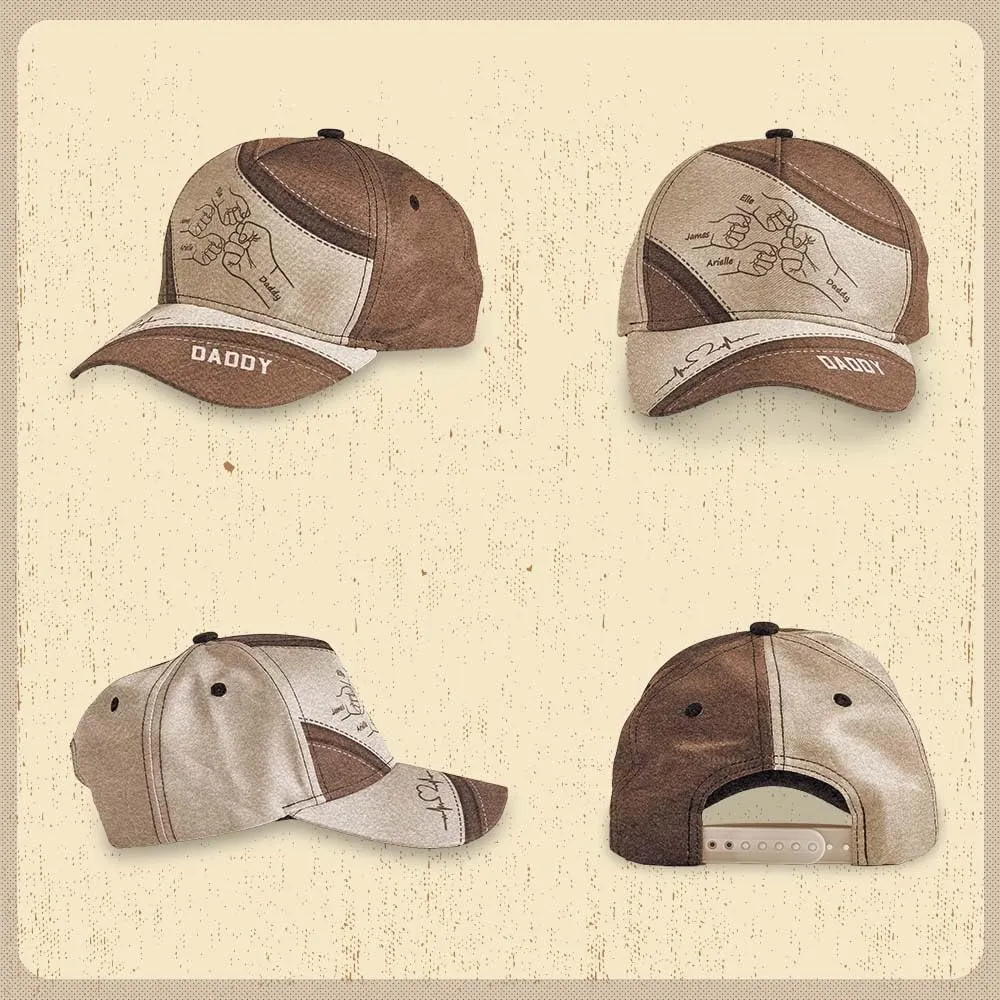 Custom Dad Hats Personalized Dad Baseball Cap with Names Fathers Day Hats Gifts for Dad Daddy Grandpa Men Husband