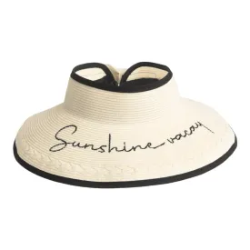 Daily Sports Ladies Amalfi Straw Golf Visor 443/613