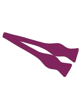Dark Fuchsia Self-Tie Bow Tie