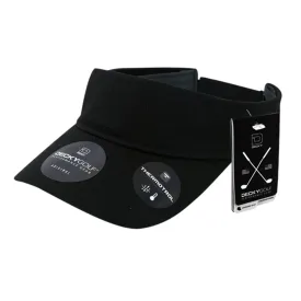 Decky 6204 Dimple Pattern Sun Visors Hats Sports Golf Performance Caps