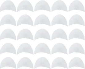 Didiseaon 50pcs White Shoulder Pads Sewing Sponge Shoulder Pads Shoulder Enhancers Jacket Shoulder Mats for Women Men Suit Coat Jacket Clothes