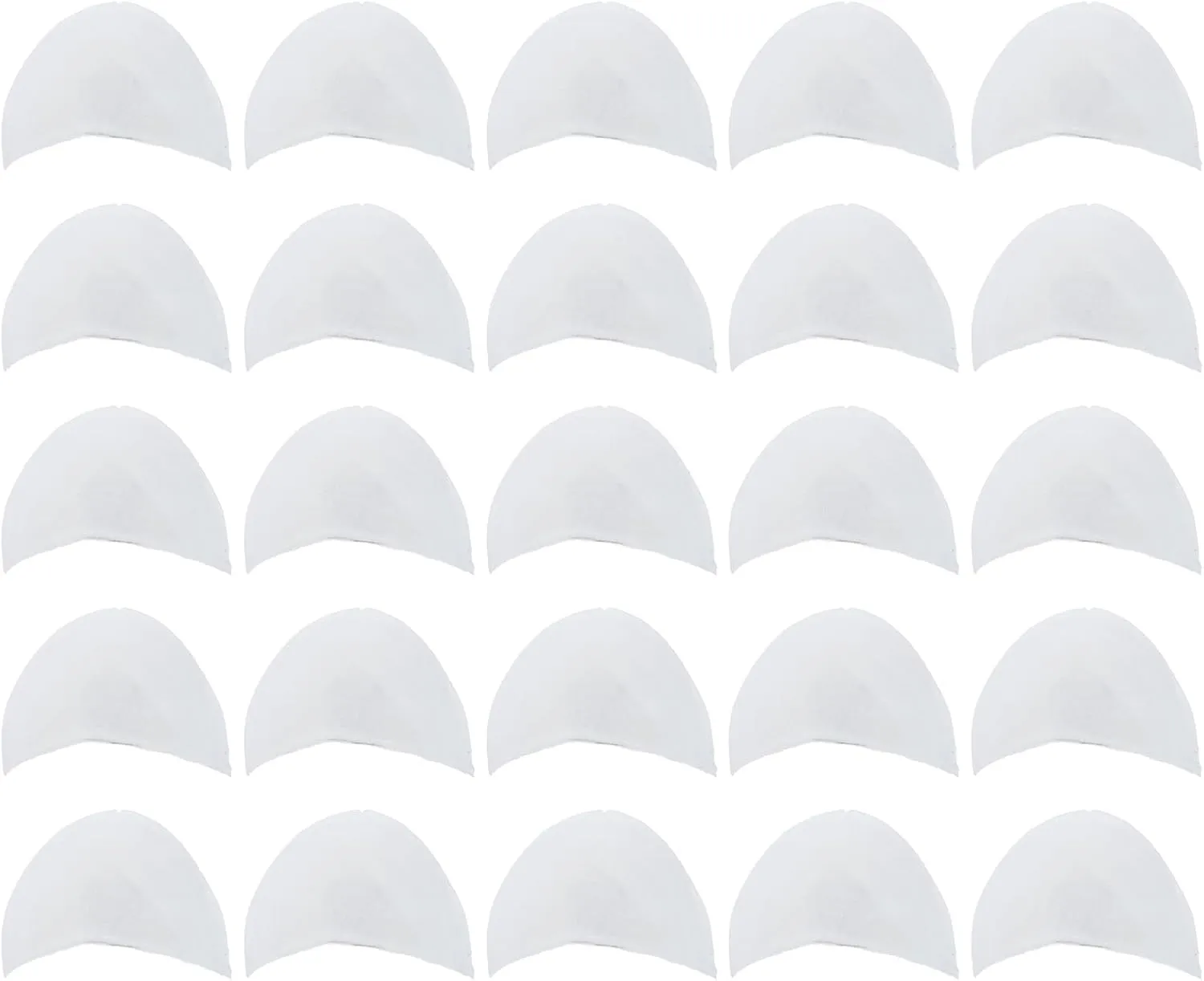 Didiseaon 50pcs White Shoulder Pads Sewing Sponge Shoulder Pads Shoulder Enhancers Jacket Shoulder Mats for Women Men Suit Coat Jacket Clothes