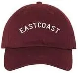 East Coast Embroidered Unisex Baseball Hat  East Coast Baseball Cap