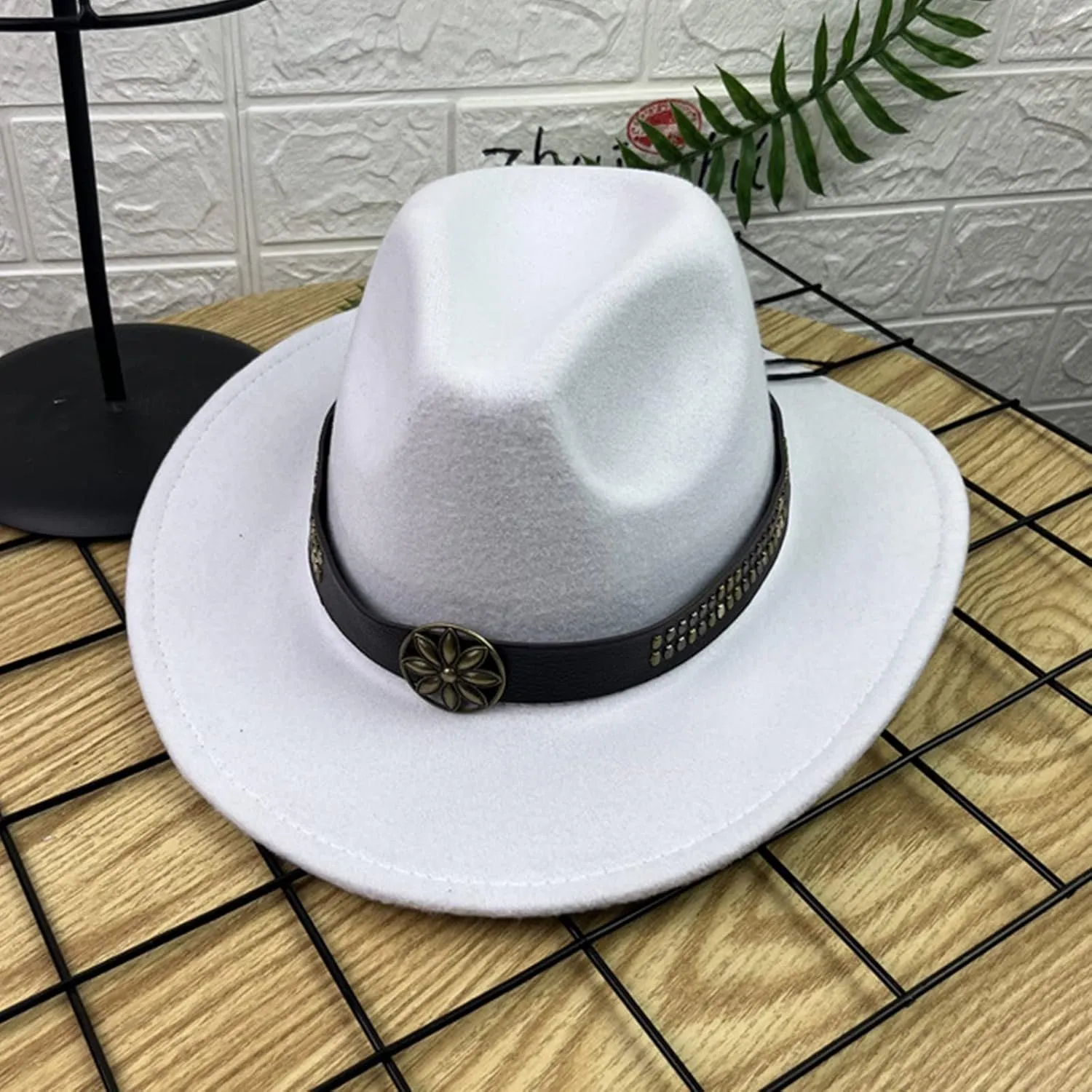 Fashionable Fedora Fedoras Men Wide for Women Dress Hat Women's and Hats Baseball Caps Cowboy Hats for Women Set