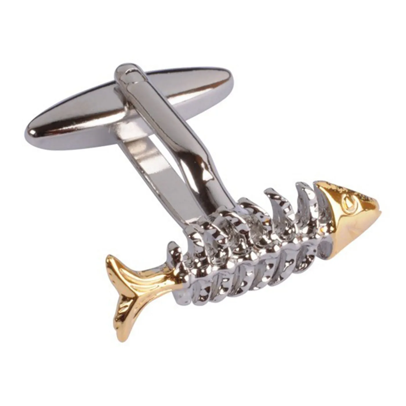 Fish Bone Cufflinks