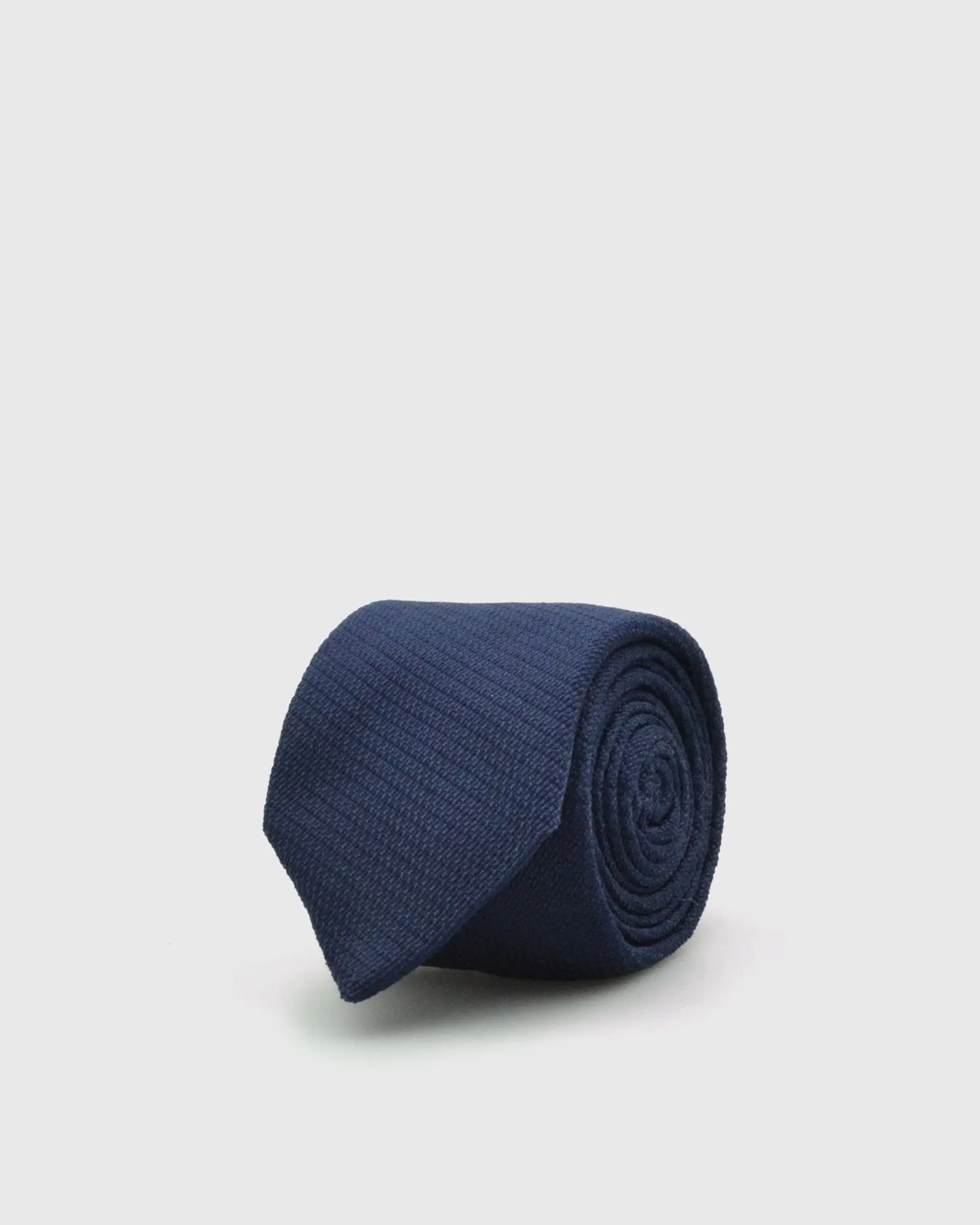 FRANCKINO SARTORIA SS22FS-2 TIPPED 3F GARZA NAVY SILK TIE