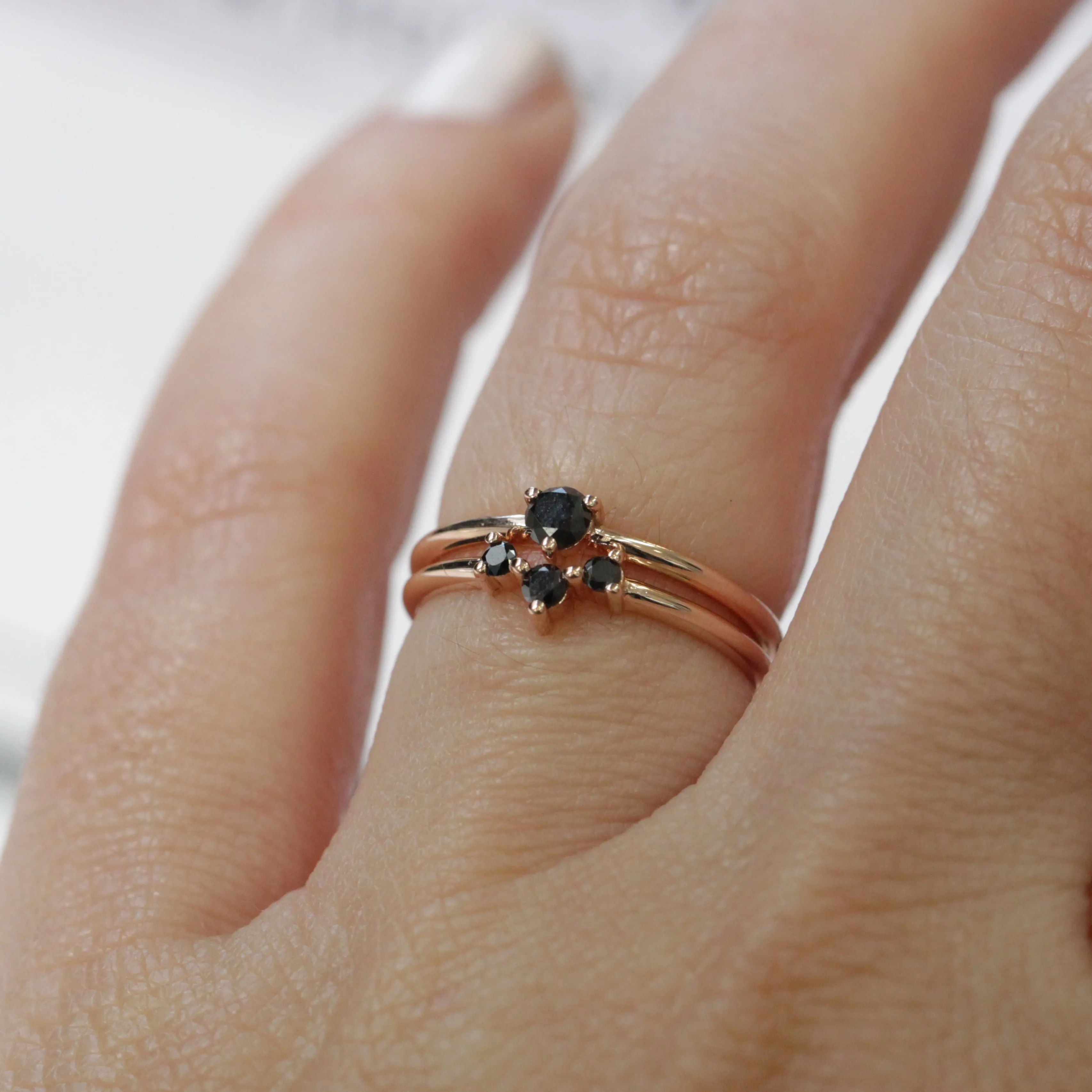 Frida Ring Black Diamonds