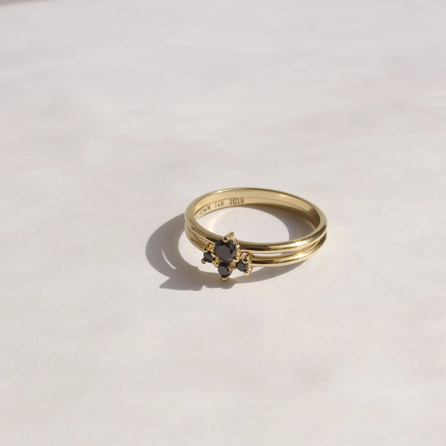 Frida Ring Black Diamonds