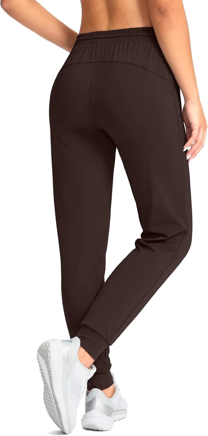 G Gradual Women's Joggers Pants with Zipper Pockets Tapered Running Sweatpants for Women Lounge, Jogging