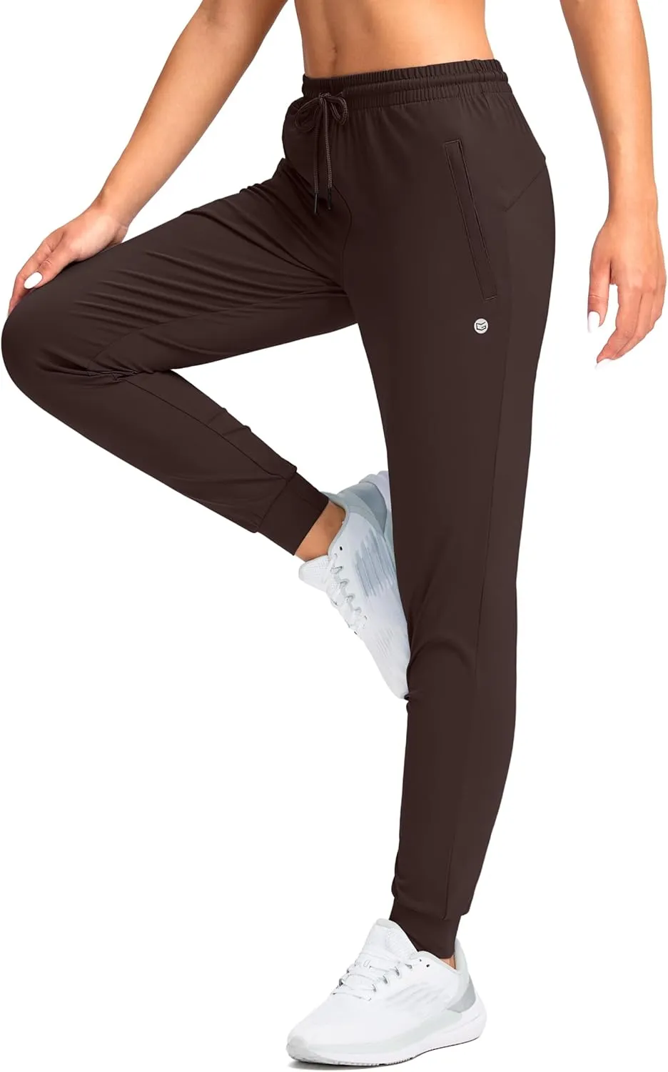 G Gradual Women's Joggers Pants with Zipper Pockets Tapered Running Sweatpants for Women Lounge, Jogging