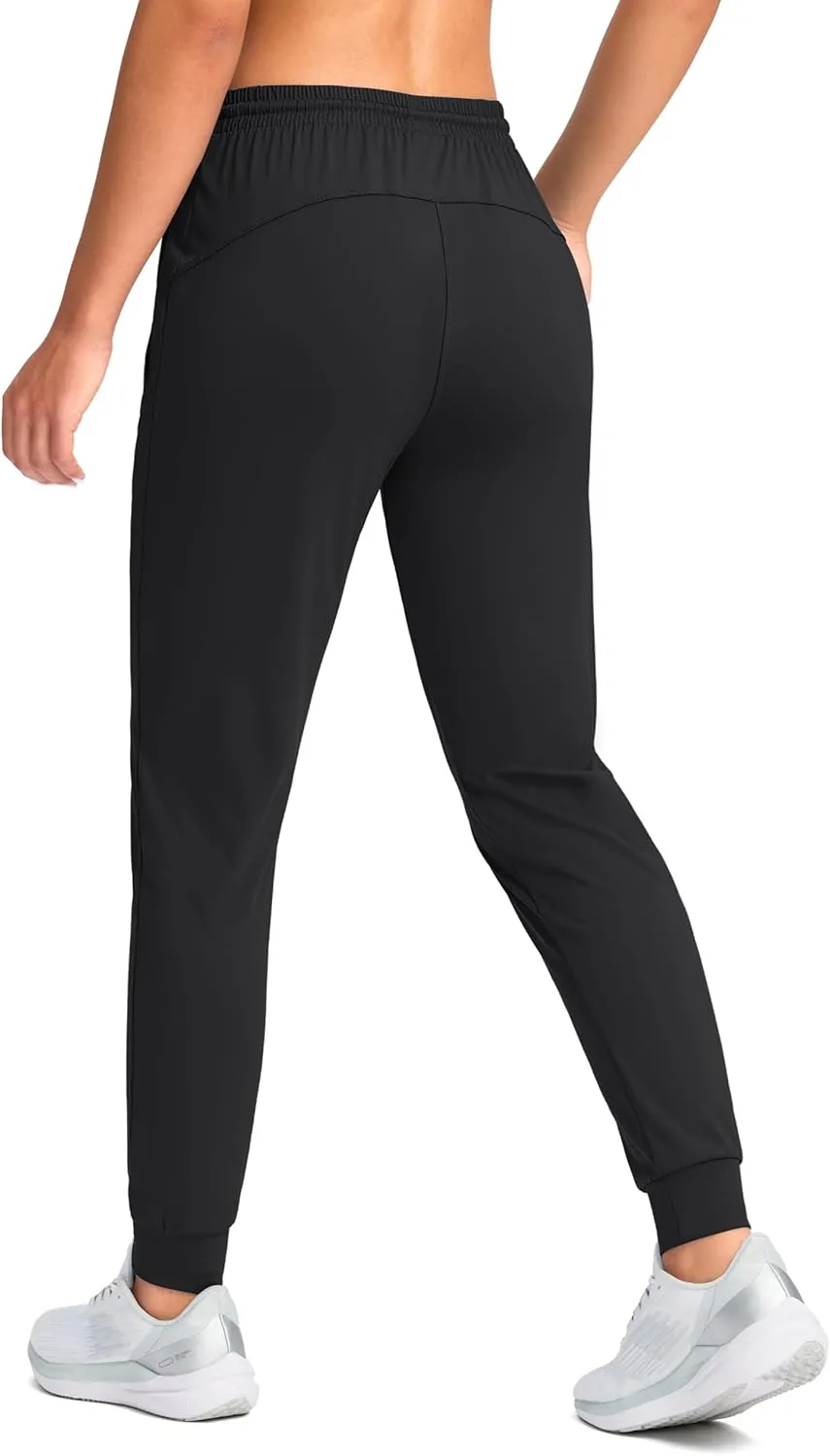 G Gradual Women's Joggers Pants with Zipper Pockets Tapered Running Sweatpants for Women Lounge, Jogging