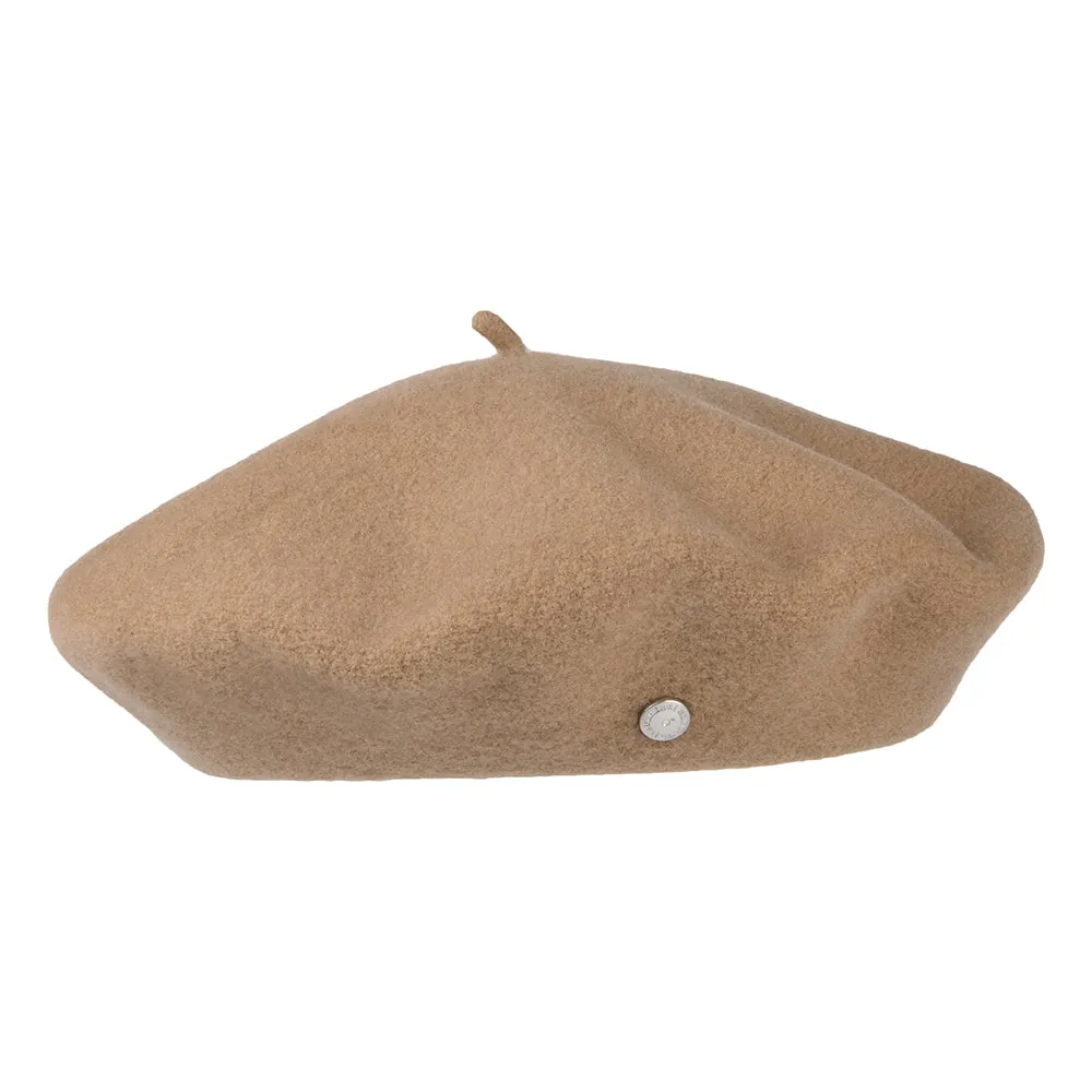 Héritage par Laulhère Hats Authentique Merino Wool Beret - Camel