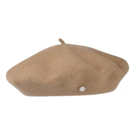 Héritage par Laulhère Hats Authentique Merino Wool Beret - Camel
