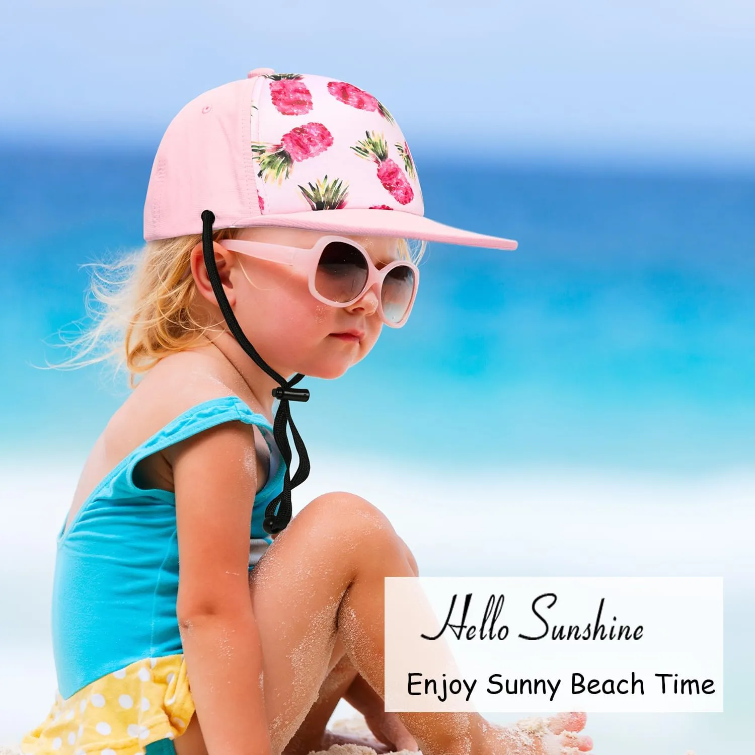 Kids Baseball Hat Visor, Toddler Boy Girl Sun Protection Hat Cotton Hats,Sun Hat for Baby Little Girls Boys Children