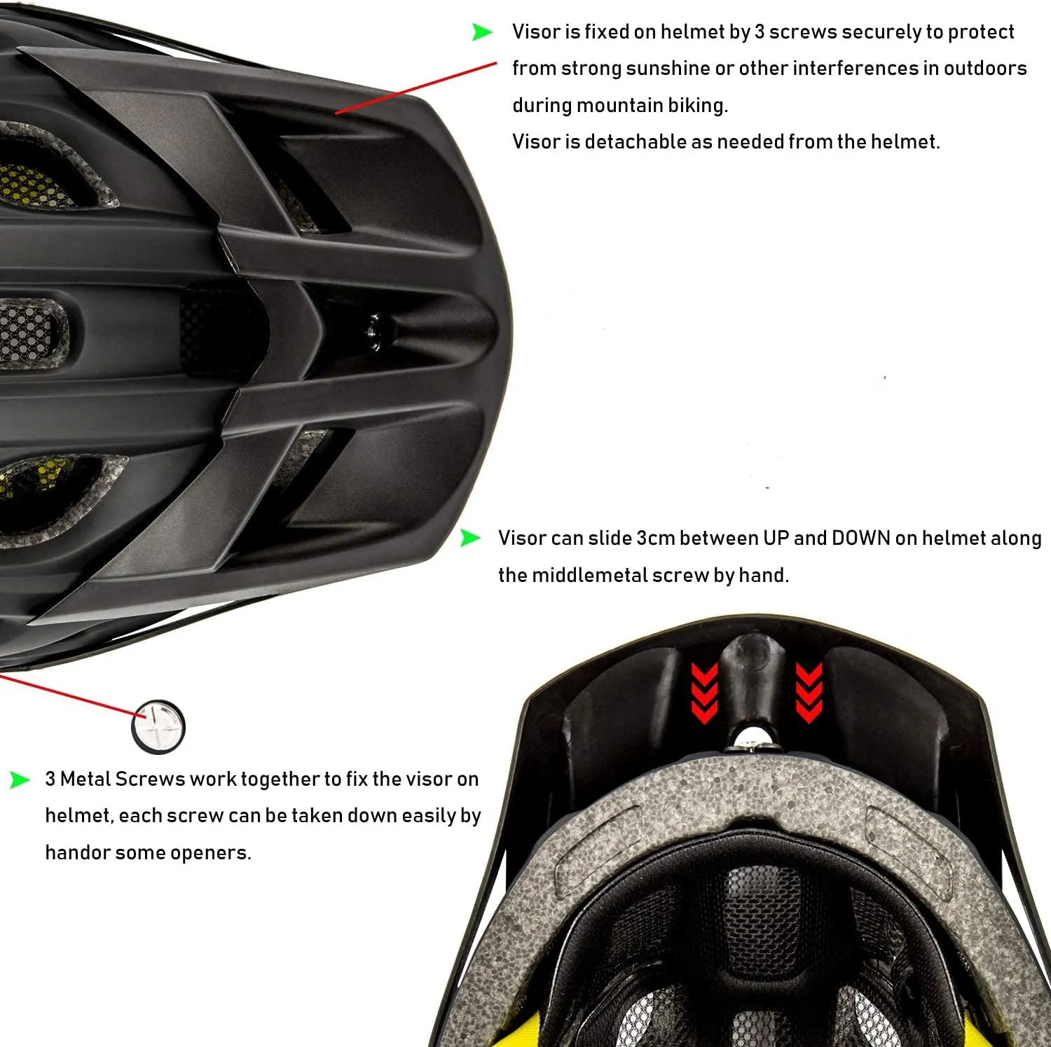 Kids Bike Helmet, SIFVO Kids Helmet 8  Boys and Girls Bike Helmet with Cool Visor, Bike Helmets for Kids, Youth Bike Helmet Kids Mountain Bike Helmet Lightweight and Sturdy55-58cm