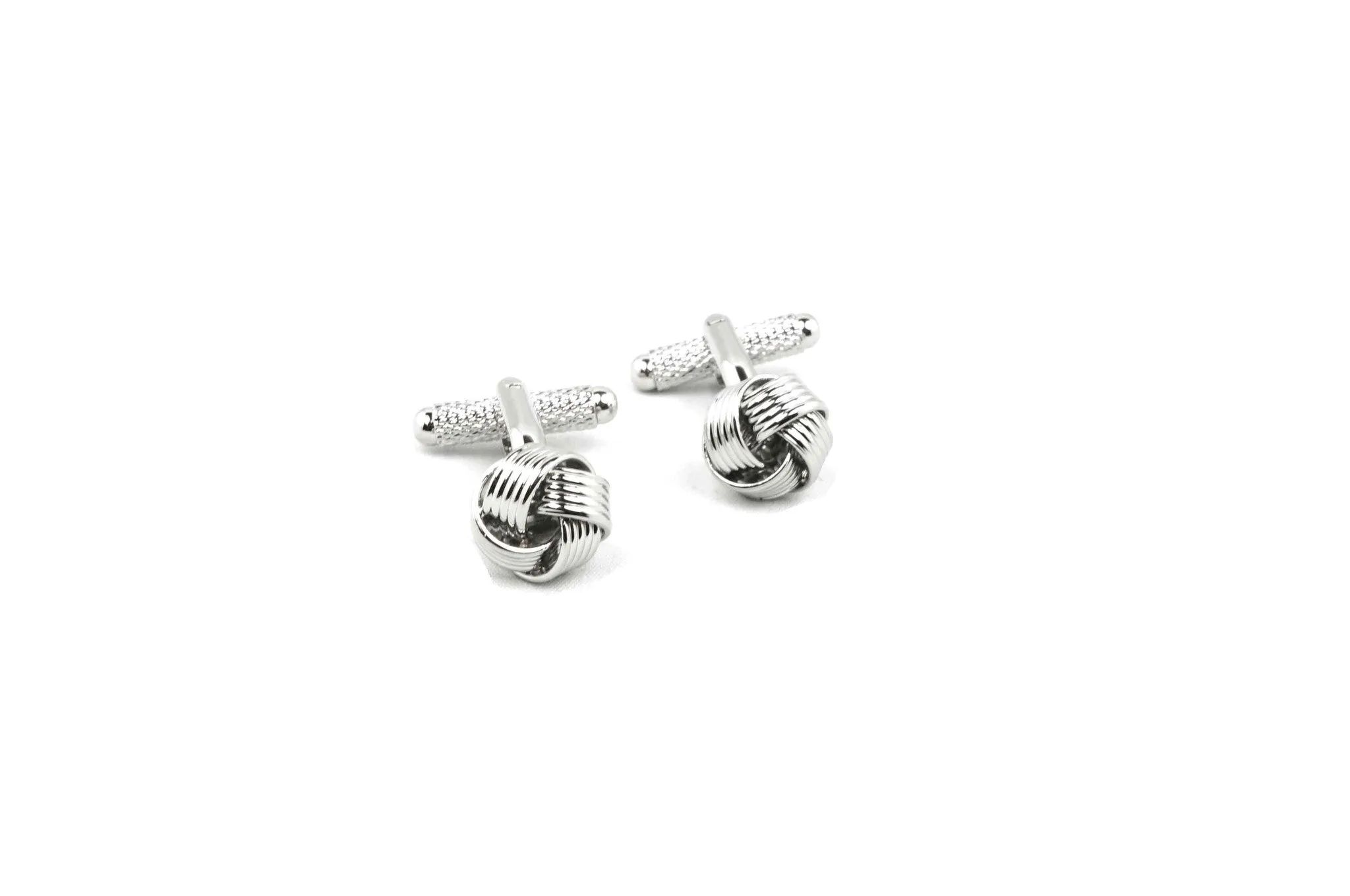 Knotted Metal Cufflinks