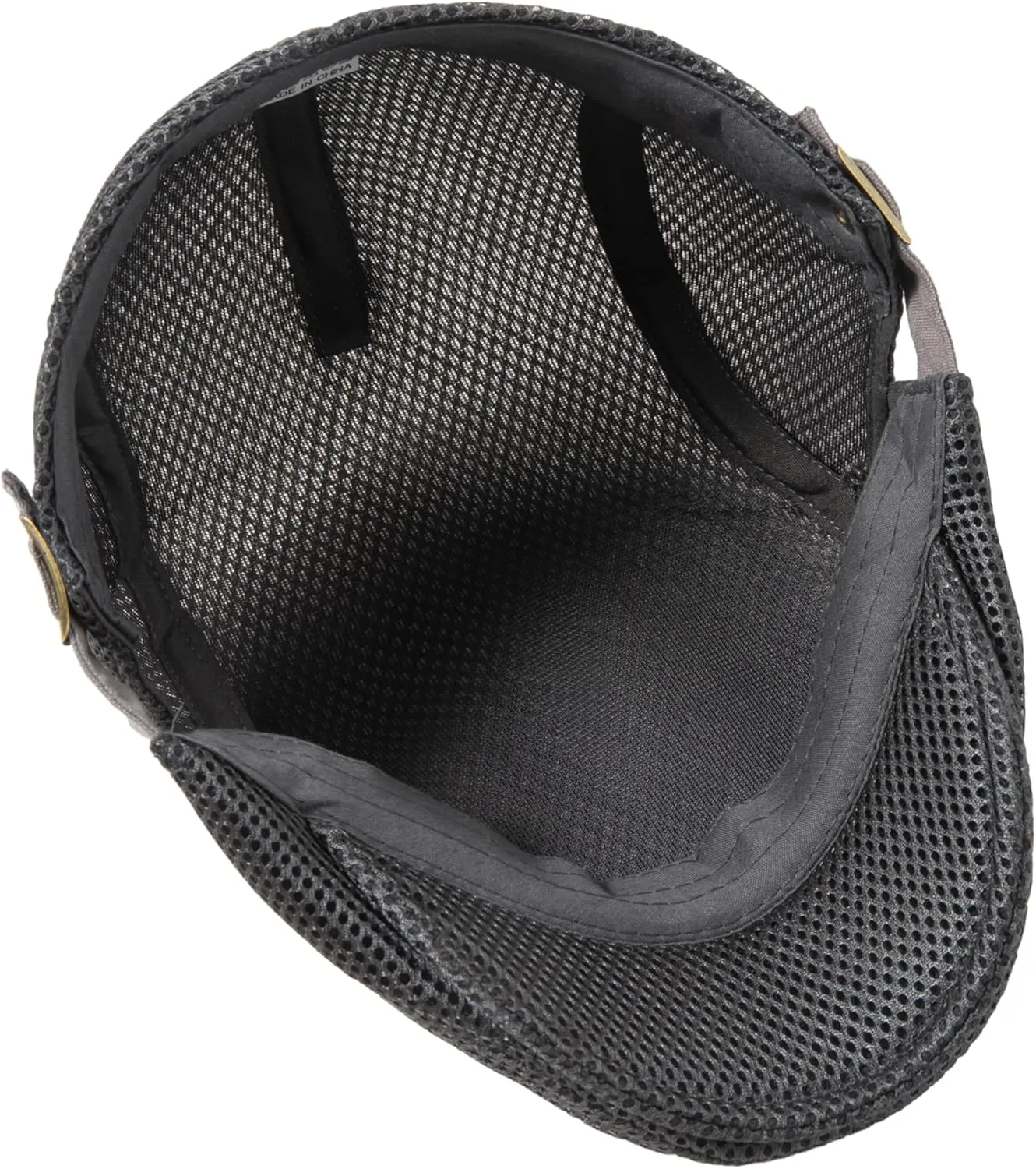 Lanzom Men's Breathable Mesh Summer Hat Adjustable Newsboy Beret Ivy Cap Cabbie Flat Cap Gatsby Driving Hunting Hats