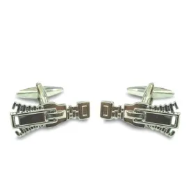 Metal Zipper Cufflinks