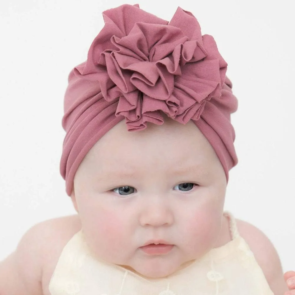 Newborn Hospital Hat Mittens Baby Beanies with Bow Knot Infant Caps Soft Cute Toddler Headwrap for Boys Girls