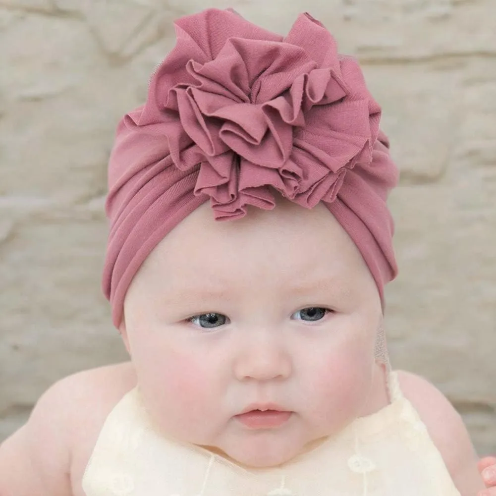 Newborn Hospital Hat Mittens Baby Beanies with Bow Knot Infant Caps Soft Cute Toddler Headwrap for Boys Girls