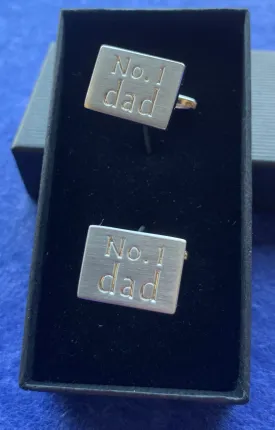 No. 1 Dad Cufflinks