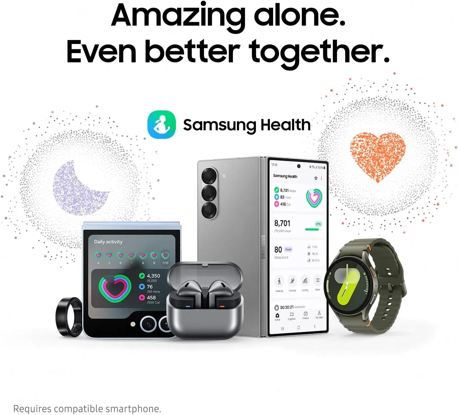 Samsung Galaxy Watch 7 40mm Bluetooth AI Smartwatch w/Energy Score, Wellness Tips, Heart Rate Tracking, Sleep Monitor, Fitness Tracker, 2024, Cream [US Version, 1Yr Manufacturer Warranty]