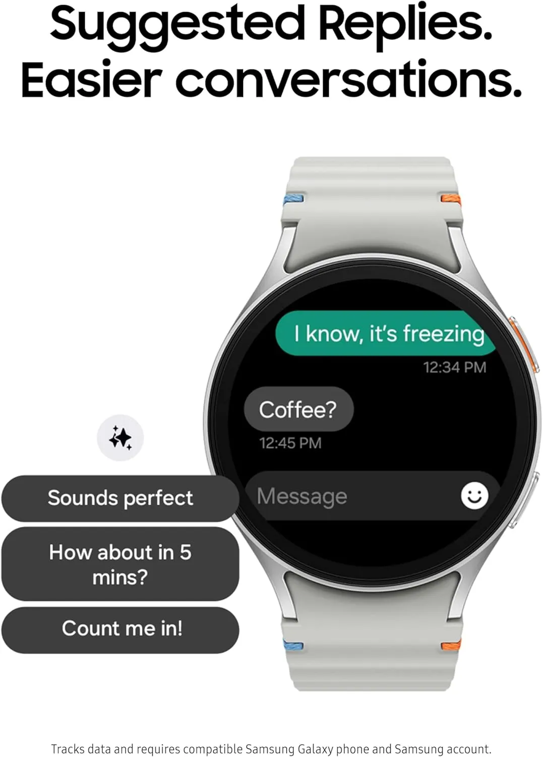 Samsung Galaxy Watch 7 40mm Bluetooth AI Smartwatch w/Energy Score, Wellness Tips, Heart Rate Tracking, Sleep Monitor, Fitness Tracker, 2024, Cream [US Version, 1Yr Manufacturer Warranty]