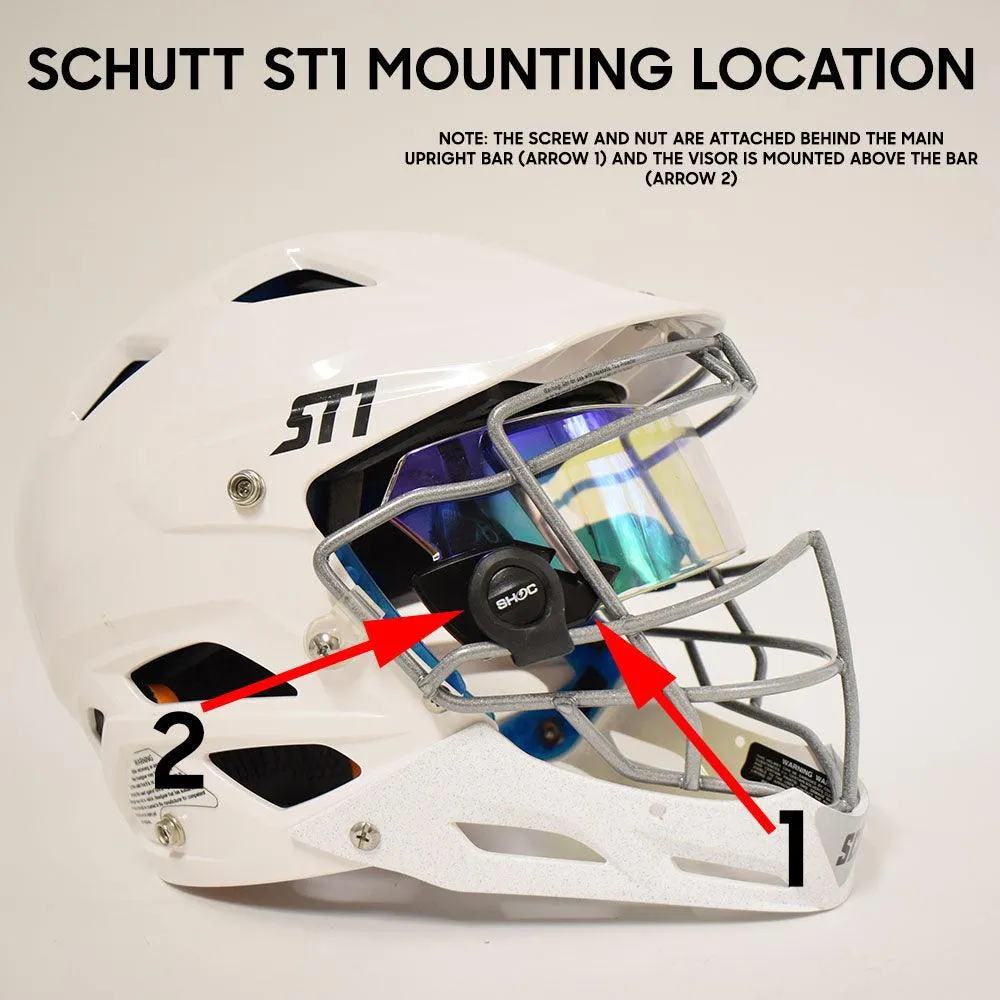 SHOC Softball Helmet Visor - Shappire