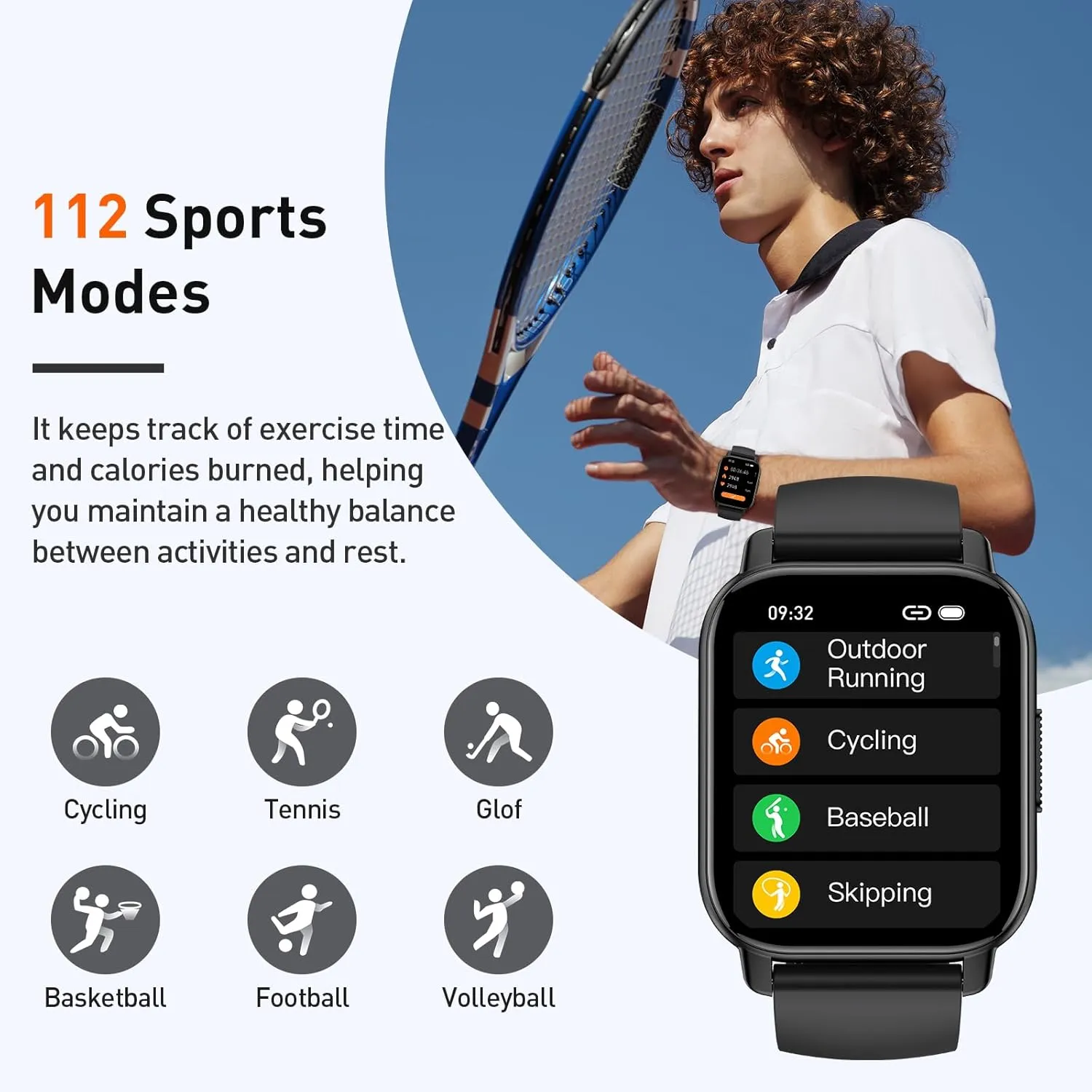Smart Watch, 1.95" Smartwatch for Men Women(Answer/Make Call), 2025 New Fitness Watch with 110  Sports Modes, Fitness Activity Tracker with Heart Rate/Pedometer/Sleep/IP68 Waterproof for Android iOS