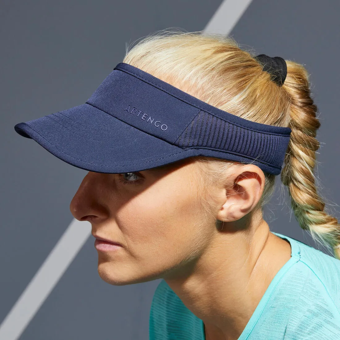 Tennis Visor TV 500 54 cm - Navy