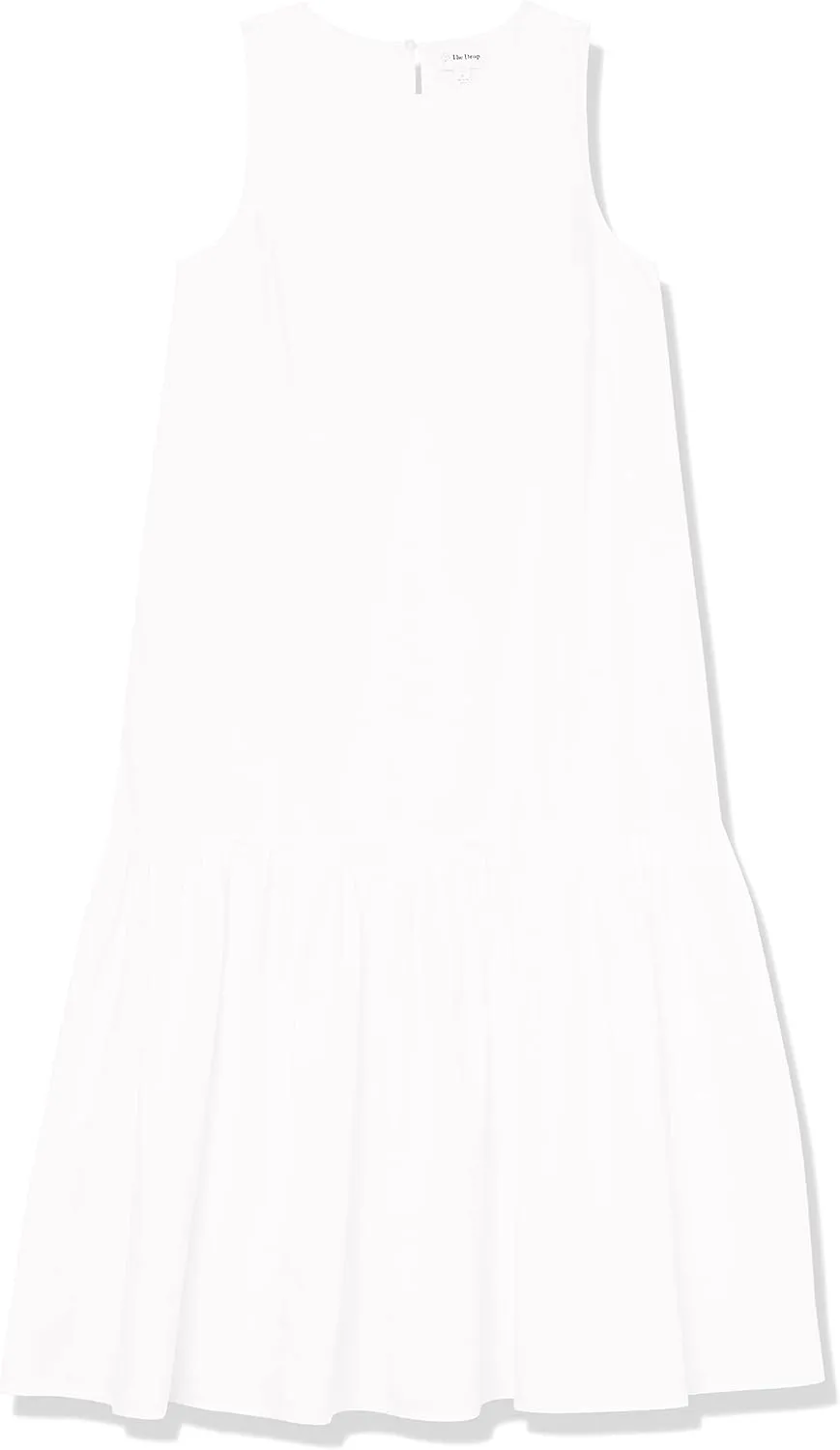 The Drop Women's Ilana Loose Sleeveless Wide-Hem Poplin Maxi Dress