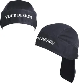 TopTie Custom Printing Cycling Do Rag Skull Cap Sweat Wicking Doo Rags Helmet Liner Cooling Cap