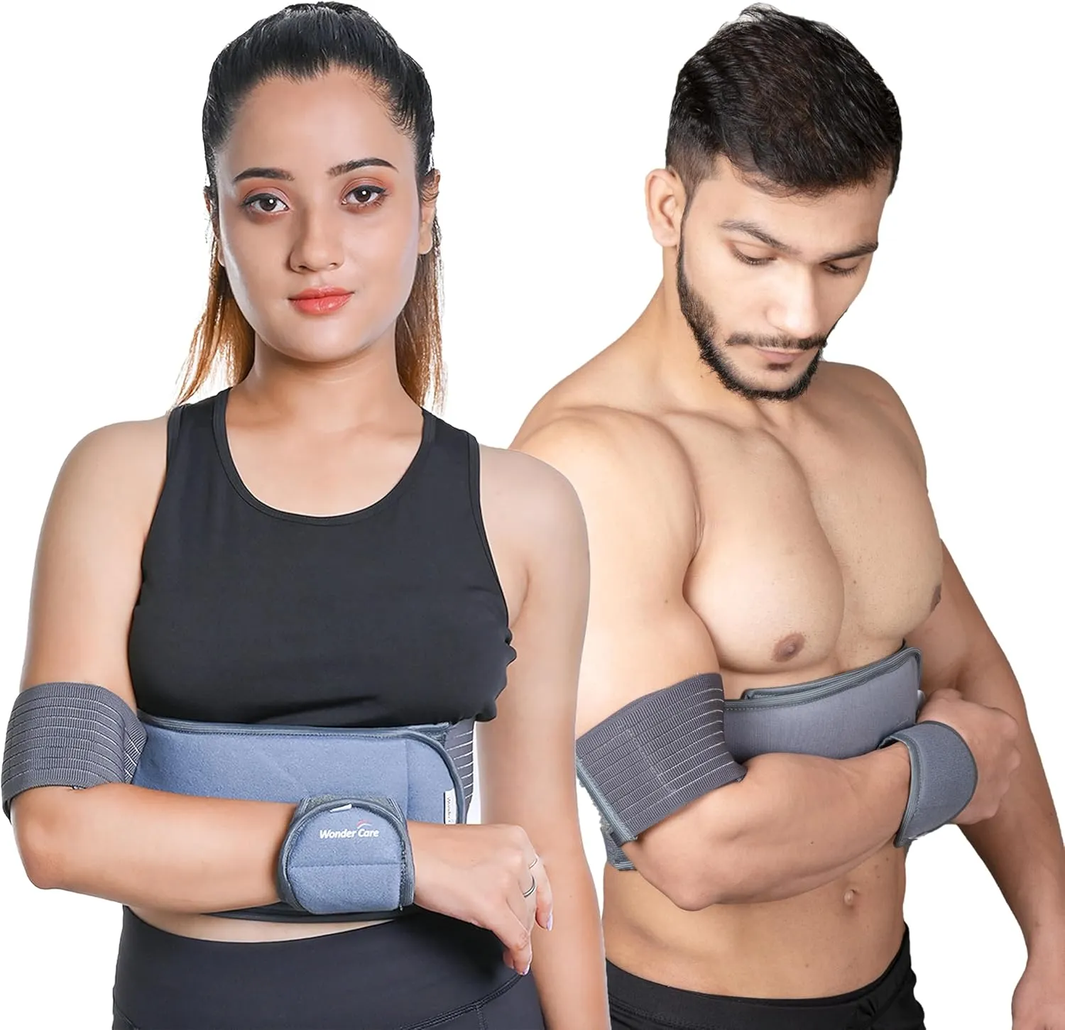 WC shoulder support brace arm slings shoulder immobilizer, youth shoulder brace- Shoulder stabilizer Compression Brace rotator cuff surgery sling, left-right arm sling-Size4 (41-45) inches