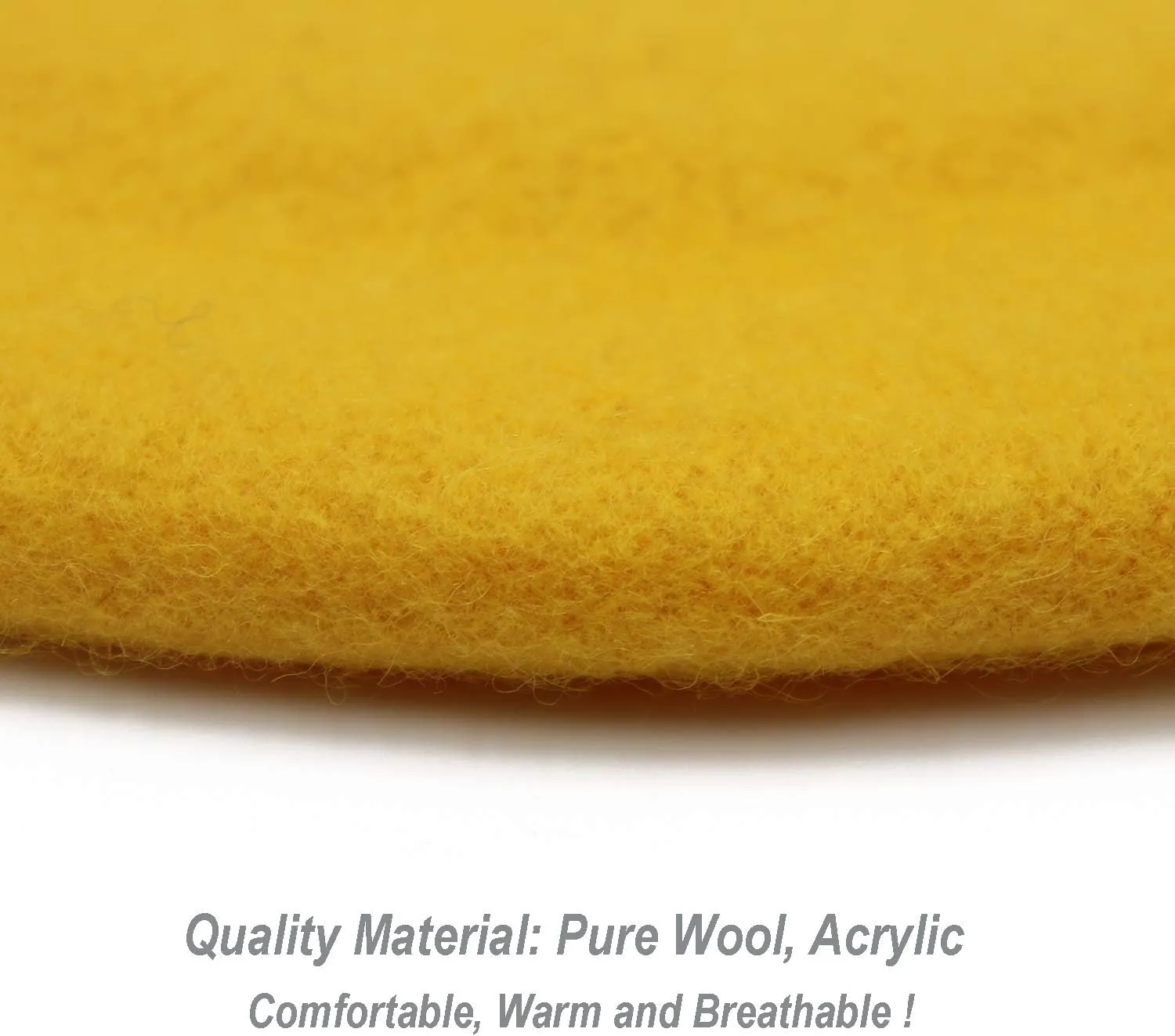 Wheebo Wool Beret Hat,Solid Color French Style Winter Warm Cap for Women Girls Lady