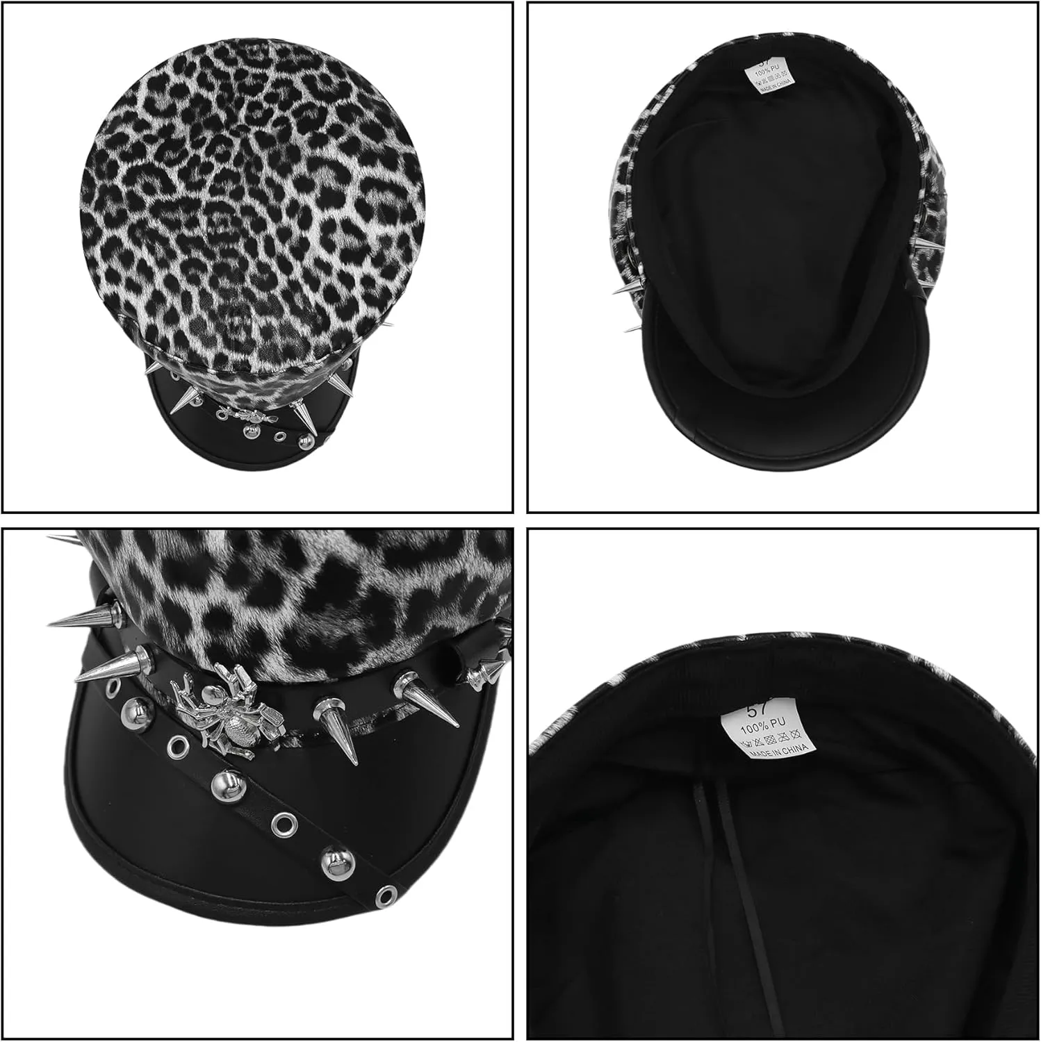 Women Girls Y2K Star Beret Fashion Newsboy Caps Warm Visor Beret Vintage Cabbie for Ladies